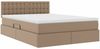 vidaXL Aufbewahrungsbett mit Matratze Cappuccino 140 x 190 cm 3370396 Bild 5