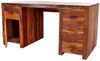 Schreibtisch Kali 160x76x70 aus indischem Sheesham-Massivholz Bild 4