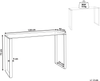 Konsolentisch TILON Silber Bild 2