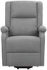 vidaXL Massagesessel mit Aufstehhilfe Hellgrau Stoff 329709 Bild 3