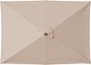 vidaXL Sonnenschirm mit Holz-Mast 150x200 cm Taupe 44536 Bild 4