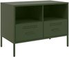 vidaXL TV-Schrank Olivgrün 68x39x50,5 cm Stahl 843050 Bild 2