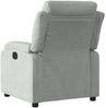 vidaXL Relaxsessel Elektrisch Hellgrau Samt 3205070 Bild 5