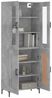 vidaXL Highboard Betongrau 69,5x34x180 cm Holzwerkstoff 3198341 Bild 3
