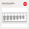 Hailo 1138975 ReadyBin 6.5 L 226 x 174 x 220 mm incl. Wandhalter dunkelgrau Bild 5