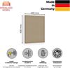 Rheinland Möbel FocusWall WAQ0404 – Quadratischer Akustik-Wandabsorber 40×40 cm in Stofffarbe Aruba inkl. Montage-Set - Made in Germany - Klasse A, Stoffbezug, schwer entflammbar Bild 2