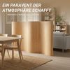 Paravent Raumteiler 145x250 cm Raumtrenner Bambus Braun Trennwand Sichtschutz Spanische Wand Bild 5