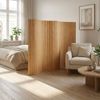 Paravent Raumteiler 145x250 cm Raumtrenner Bambus Braun Trennwand Sichtschutz Spanische Wand Bild 2