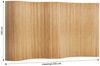 Paravent Raumteiler 145x250 cm Raumtrenner Bambus Braun Trennwand Sichtschutz Spanische Wand Bild 3