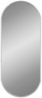 vidaXL Wandspiegel Silbern 60x25 cm Oval 348190 Bild 2