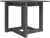 Couchtisch Grau 50 x 50 x 45 cm Massivholz Kiefer [822174] Bild 2