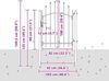 vidaXL Gartentor mit Schloss Woerden Grau 100 x 100 cm Stahl 42008897 Bild 3