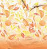 JACK Bettwäsche 135x200cm Matisse Orange oder Mint Pastellfarben, Seersucker, 2 teilig, abstrakte Blätter, künstlerisches Design Bild 2