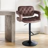 CLP Barhocker Dublin Samt,braun Metall matt schwarz Bild 4