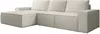Vente-unique - AMELIA Sofa StoffSamt Beige - B 167 cm x H 85 cm x L 297 cm Bild 3