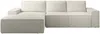 Vente-unique - AMELIA Sofa StoffSamt Beige - B 167 cm x H 85 cm x L 297 cm Bild 2