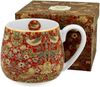 DUO ART GALLERY Fassbecher 430 ml STRAWBERRY THIEF RED New Bone China Porzellan Bild 4