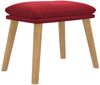vidaXL Fußhocker Weinrot 45 x 29,5 x 39 cm Samt [341440] Bild 2