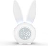 EXTSUD LED Nachtlicht Kinder Lichtwecker Cute Rabbit Kinderwecker, Creative Nachttischlampe Snooze-Funktion zeitgesteuertes Nachtlicht Bild 5