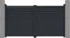 Vente-unique - VIAZO Eingangstor Metall Grau - B 4,6 cm x H 161 cm x L 300 cm Bild 3