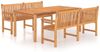 vidaXL 3-tlg. Garten-Essgruppe Massivholz Teak 3157159 Bild 2