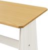 HTI-Living Eckbankgruppe Sitzgruppe 3-teilig Marija Weiß, (Set, 3-tlg, 1 Esstisch, 1 Eckbank mit Rücklehne, 1 Sitzbank), Esstisch Eck- und Sitzbank Landhausstil Bild 5