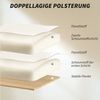 HOMCOM Schreibtischstuhl Bürostuhl mit Lendenwirbelstütze, Armlehne, Fußstütze (1 St), Bürostuhl mit Fußstütze und 3-fach verstellbarer Rückenlehne Bild 3