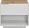 Vente-unique - AMANI Bedside table Holz, Platte BeigeWeiß - B 40 cm x H 50 cm x L 55 cm Bild 3