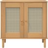 vidaXL Sideboard SENJA Rattan-Optik Braun 80x35x80 cm Kiefernholz 358031 Bild 5