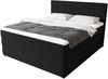 99rooms Madagaskar Boxspringbett Strukturstoff INARI Schwarz 160x200 cm Taschen-Federung Bild 4