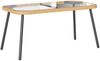 vidaXL Couchtisch Braun und Schwarz 90 x 45 x 43 cm Poly-Rattan 4108268 Bild 2