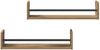 vidaXL Wandregal Wandmontiert 2 pcs Artisan-Eiche 60 x 16 x 14 cm 869083 Bild 5