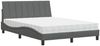 vidaXL Bett mit Matratze "Hanko" Dunkelgrau 140x200 cm Stoff 3310532 Bild 2