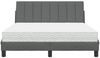 vidaXL Bett mit Matratze "Hanko" Dunkelgrau 140x200 cm Stoff 3310532 Bild 5