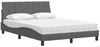 vidaXL Bett mit Matratze "Hanko" Dunkelgrau 140x200 cm Stoff 3310532 Bild 4
