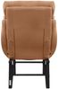 ML-DESIGN Loungesessel Wohnzimmersessel mit Armlehnen Fußablage Seitentaschen Lesesessel, Braun Sessel Fernsehsessel verstellbar Relaxsessel Leinen Ruhesessel Bild 4