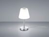 2er SET LED Tischlampen Silber matt mit Glaslampenschirm Weiß, Höhe 29cm Bild 5