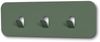 Garderobenleiste >Tilly< in grün, Metall - 30x10x3cm (BxHxT) Bild 5