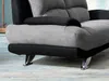 Sofa 3-Sitzer Microfaser MUSKO - Grau-Schwarz Bild 3