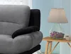 Sofa 3-Sitzer Microfaser MUSKO - Grau-Schwarz Bild 4