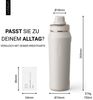 Vinsun Isolierflasche Edelstahl Trinkflasche 750ml - Thermoflasche Sport BPA frei leicht, Doppelwandig isoliert, auslaufsicher, Kohlensäure geeignet, robust Bild 3