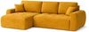 Kaiser Möbel Ecksofa mit Schlaffunktion und Bettkasten Ivo L aus Veloursstoff Salvador, Ecksofa mit Schlaffunktion, ausziehbar,mit Schlaffunktion,integrierter Stauraum Bild 3