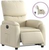 vidaXL Relaxsessel Elektrisch Creme Kunstleder 3204873 Bild 2