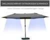 Outsunny Sonnenschirm Doppelsonnenschirm, LxB: 460x270 cm, Sonnenschirm, Doppelsonnenschirm, LxBxH: 460 x270 x240cm,Stahl,Polyester,ABS Bild 3