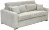 Vente-unique - MONDOVI Sofa SamtStoff Beige - B 208 cm96 cm x H 90 cm x L 194 cm Bild 2