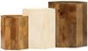 3-tlg. Couchtisch-Set, Sofatische Massivholz Mango Bild 3