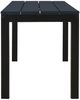 vidaXL Gartenbank 110 cm Stahl und WPC Schwarz 317141 Bild 4