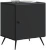 vidaXL Nachttisch 2 pcs Schwarz 43 x 34,5 x 50 cm Holzwerkstoff 895488 Bild 2