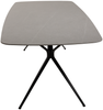 7012 Esstisch, Platte: Sintered Stone anthrazit, Gestell stativ Alu anthrazit Bild 5