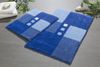 GRUND MERKUR Badematten 2er-Set 40 x 50 cm & 50 x 80 cm, Blau Bild 5